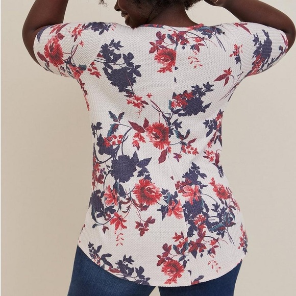 EUC Torrid 3 waffle knit top - Picture 2 of 10